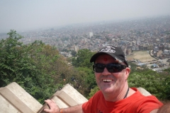 Looking over Kathmandu from Monkey temple